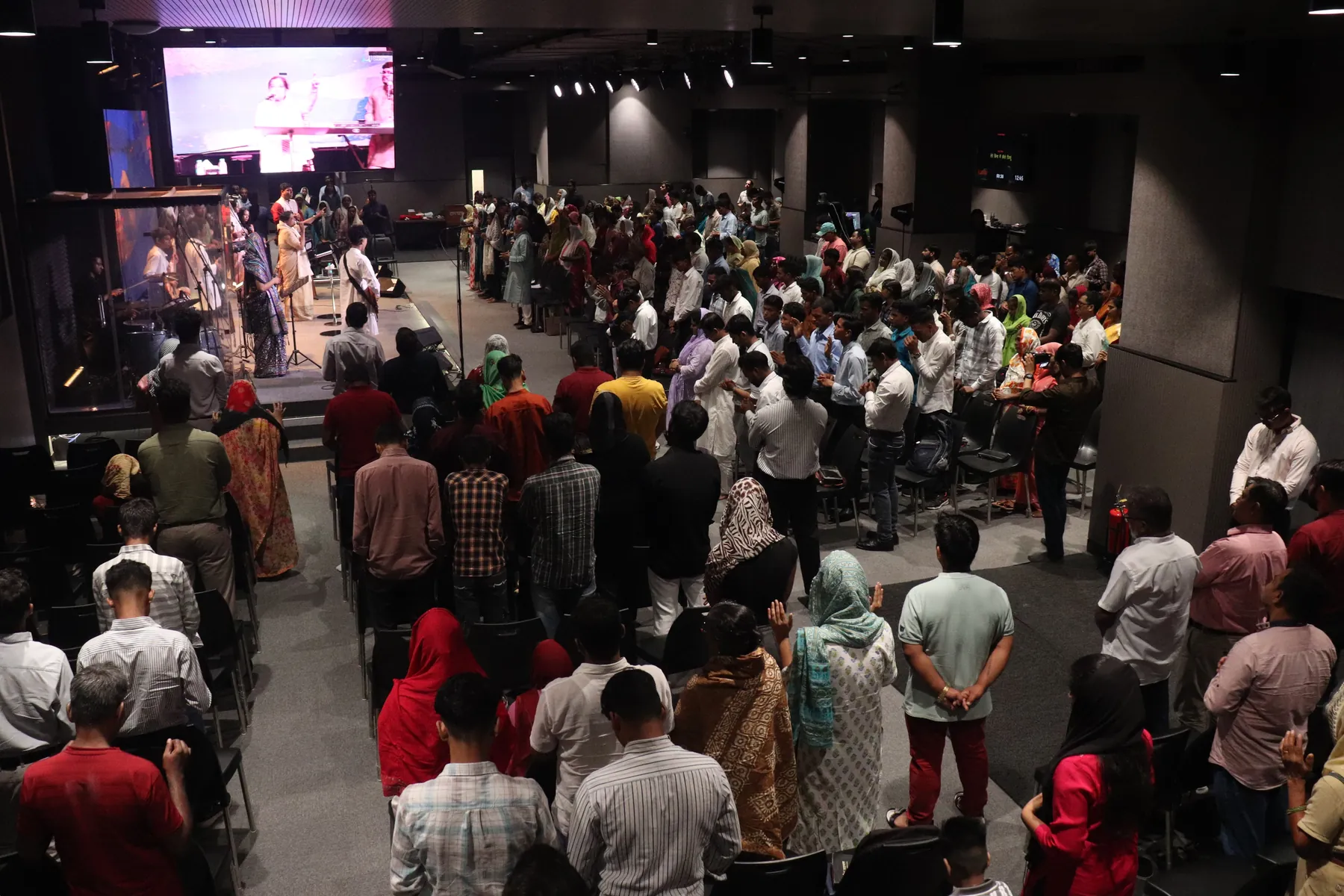Sunday gathering at Carmel Community Church, New Delhi