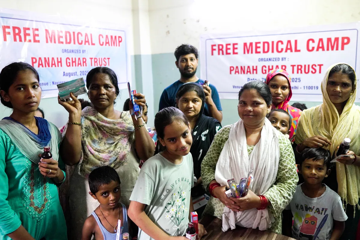 A free medical camp run by the outreach ministry